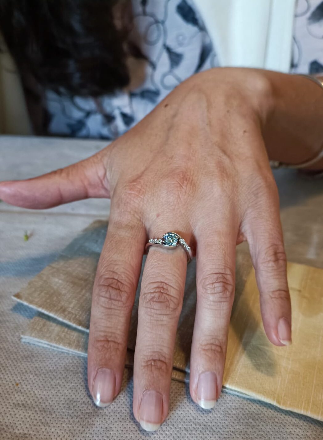 Dario e Belen 2 - Fàbera Jewelry - Diamante da laboratorio - diamante lab grown - oro Fairmined