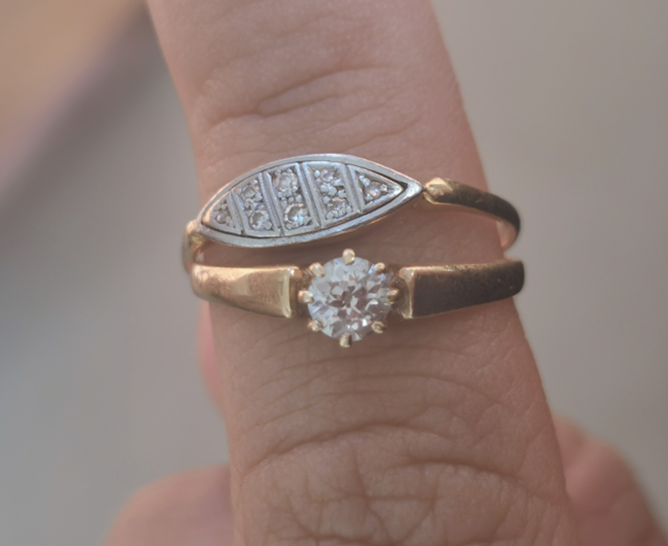 Anello Rose 1 - Fàbera Jewelry - oro riciclato - diamanti da laboratorio - diamanti lab grown - gioielli su misura firenze