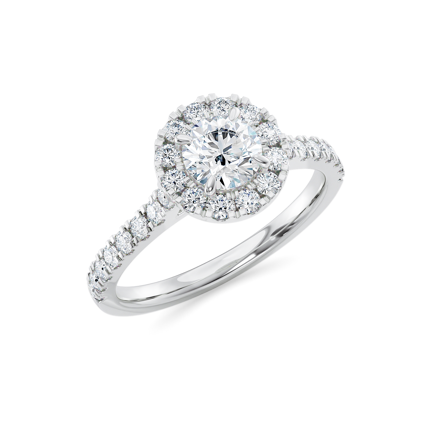 Anello di fidanzamento Lilibet in oro etico 18k 750 Fairmined e diamanti lab grown da laboratorio certificati | Gioielli etici Fàbera Jewelry