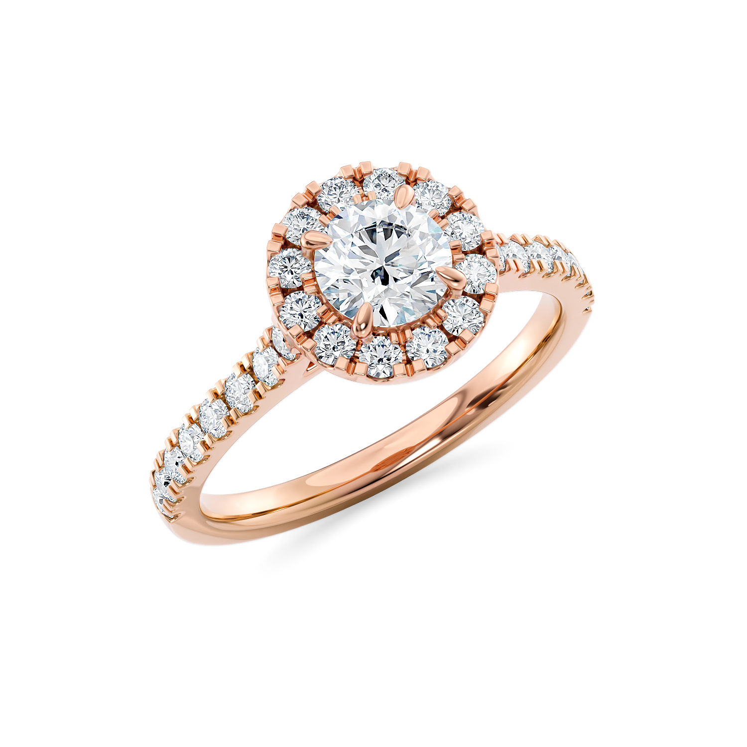 Anello di fidanzamento Lilibet in oro etico 18k 750 Fairmined e diamanti lab grown da laboratorio certificati | Gioielli etici Fàbera Jewelry