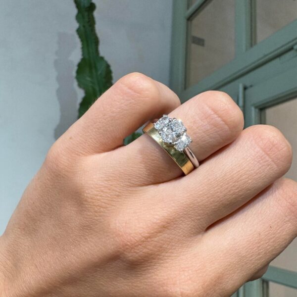Fede piatta da 3,5mm - oro Fairmined - fedi nuziali - Fàbera Jewelry