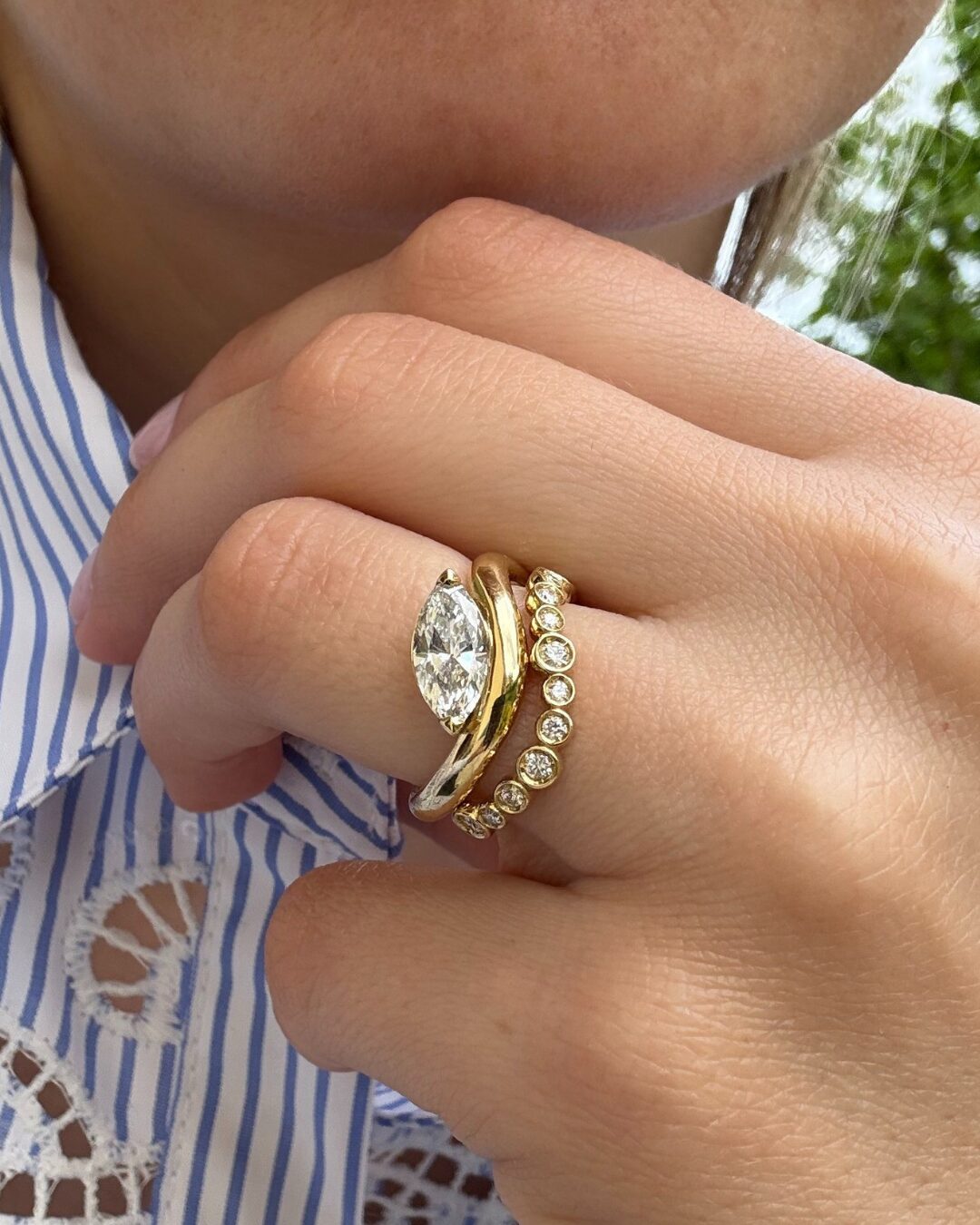 Fàbera Jewelry gioielli etici - anelli di fidanzamento lab grown - solitario - oro etico 18k Fairmined Firenze